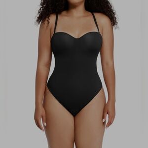 Strapless Supportive Shapewear Bodysuit
